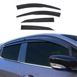 Toyota Corolla Wind Deflector - Omac - Acrylic 4 Pcs - Black - 2014-2019